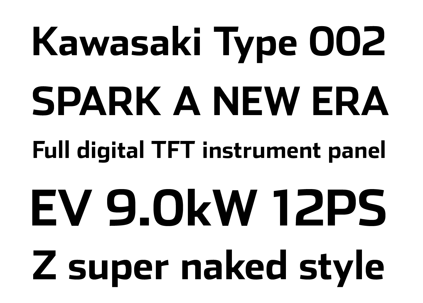 Morisawa fonts on Kawasaki